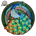 Wooden Multi Animal Mysterious Tiger Owl Unique Shape Wooden Puzzle For Kids And Adults