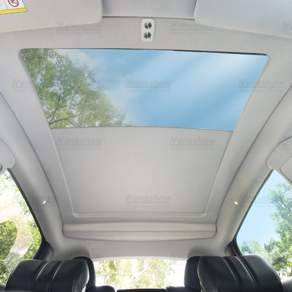 Hansshow Model Y Electric Retractable Glass Roof Sunshade For Tesla