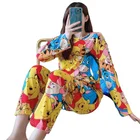 Sleepwear Pajama Pajamas Pajamas Wholesale Women Cute Sleepwear 2PCS Shorts Pajama Set Cartoon Pajamas