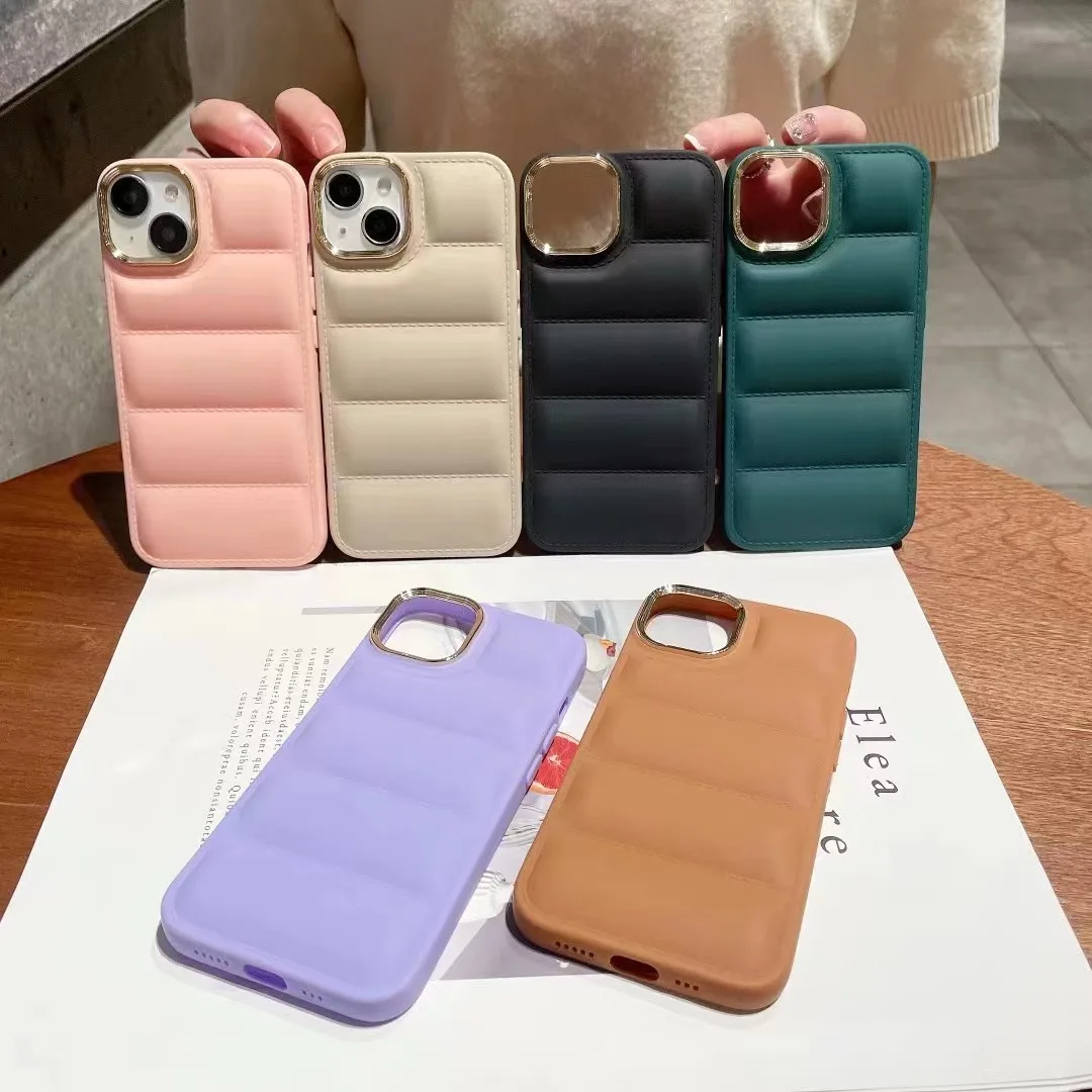 Tpu Silicone For Iphone 11 12 13 14 Pro Max Cases Down Jacket Northface