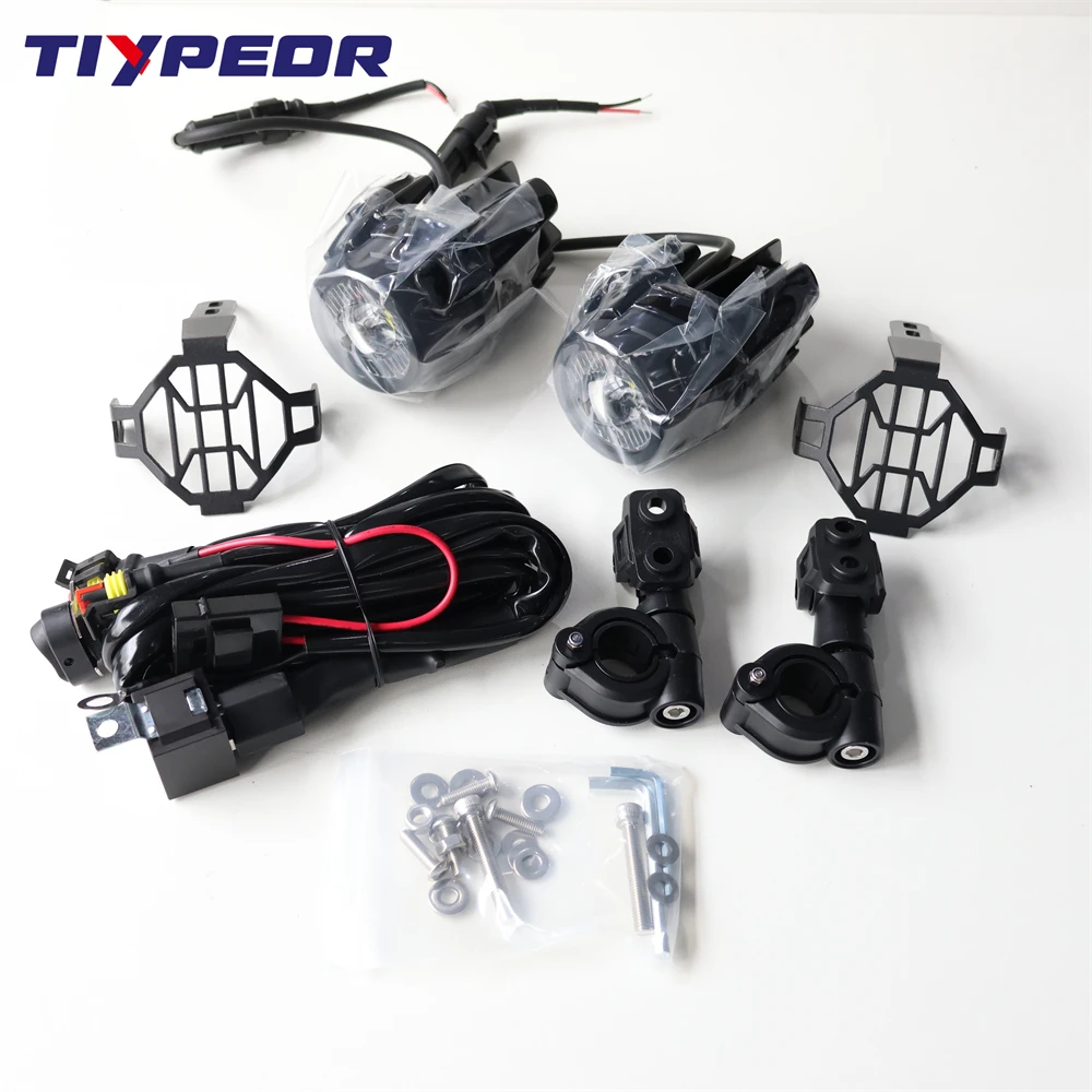 product tiypeor upgrade motorcycle fog light hi q auxiliary lights brighter spotlight for r1200gs f900gs f800gs f700gs f650 k1600-3