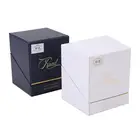Gift Custom Black Rigid Candle Jar Diffuser Set Gift Paper Boxes Packaging With Inserts