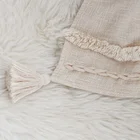 Soft Decoration Luxury Custom Super Soft Blanket Wholesale Pompom Throws Blanket Cozy For Decoration Home