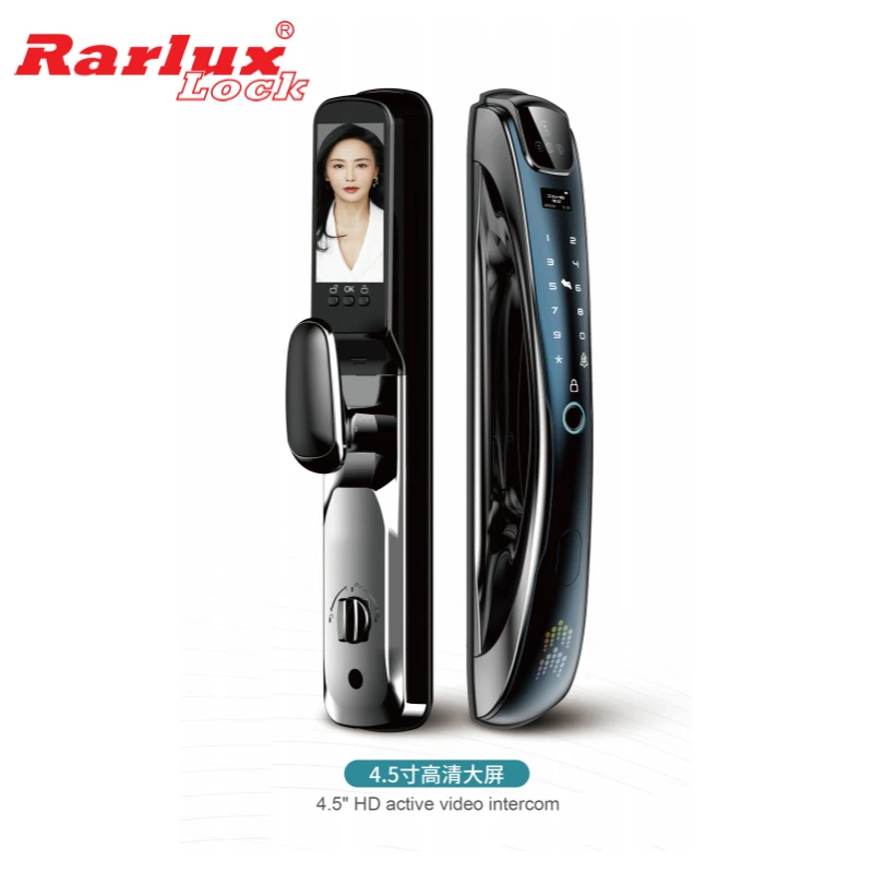 Factory Selling Smart fingerprint padlock Lock Security Smart WiFi Automatic 3D Face Recognition Door Lock