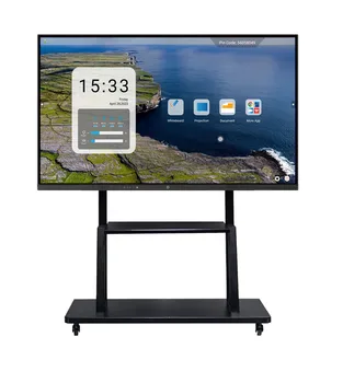 Interactive Flat Panel 55 65 75 86 98 100 110 inch 4K Smart Boards Electronic Whiteboard All In One PC Touch Screen LCD Display