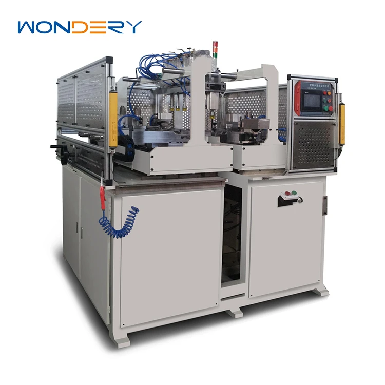 Servo Type Plastic Tank Crimping Machine with HMI Screen for Easy Installation and Operation in Aluminum Radiator Applications