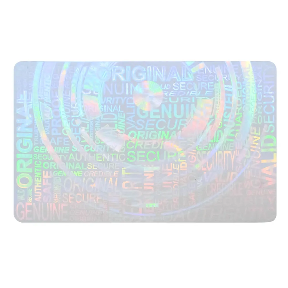 Holographic Id Card Overlay