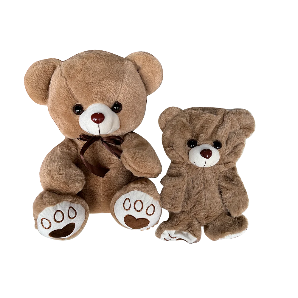 Unstuffed Teddy Bear Skin With Paw Embroidery Plushies Stuffed Animal Toys Sitting Teddy Bear Peluches Home Decor