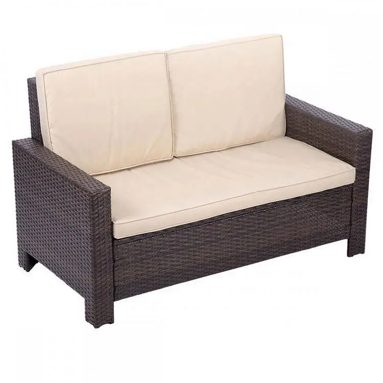 product 2025 modern 4pcs wicker sofa set furniture outdoor rattan weave sofa and table-6