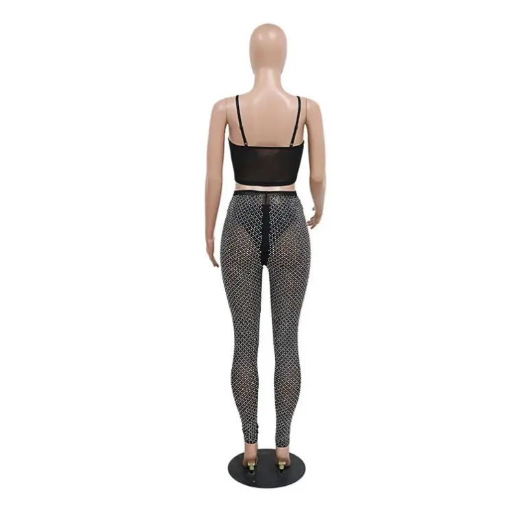 custom Women Bra Set plus size Skinny Pencil Pant Sets Wholesale Breathable Printing Long Pants Sports Sets For Women