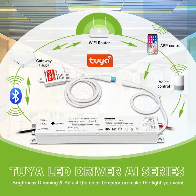 Dual Channel Tunable White Up And Down Intelligent Modules Zigbee Tuya