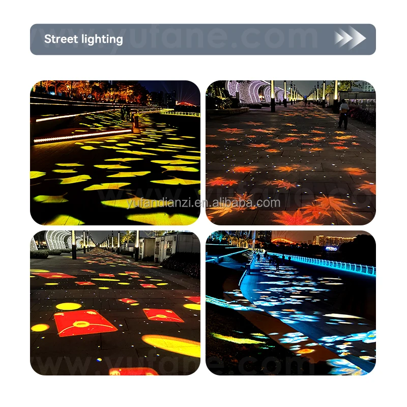Yufan Seven Figure Dynamic Gobo Projection Lamp