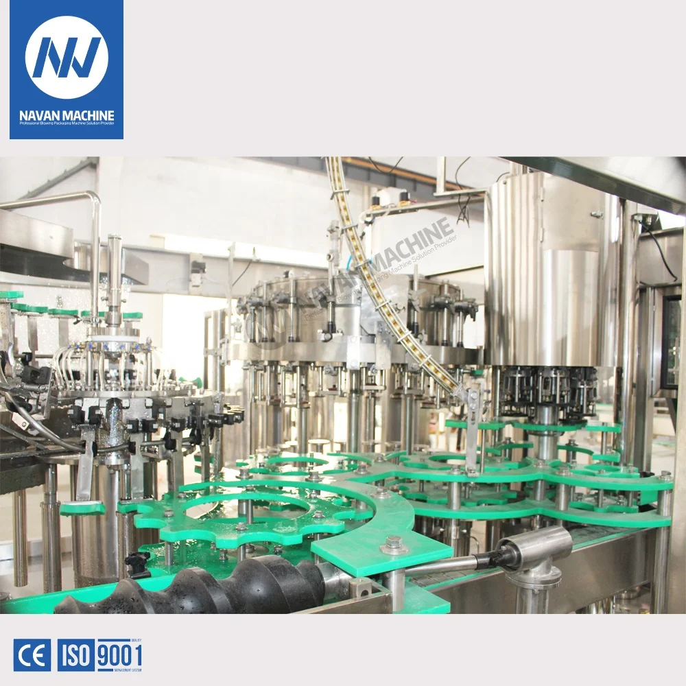 Turnkey Solution Automatic Glass Bottle Soda Water Filling Machine supplier
