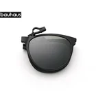 Sunglasses Clip On Sunglasses XZ-018 Bauhaus Round AR Film Driving Fishing Foldable Sunglasses Flip Up Clip On