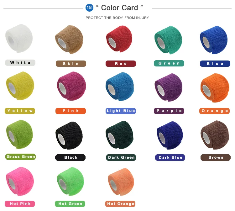 Medical Elastic Cohesive Self Adhesive Bandage Venda Elastica Autoadhesiva Adhesive Bandage