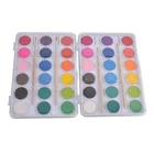 Colors Color Kids Safety Non-Toxic 18 Colors Professional Art Supply Plastic Box Solid Water Color For Kids Painting