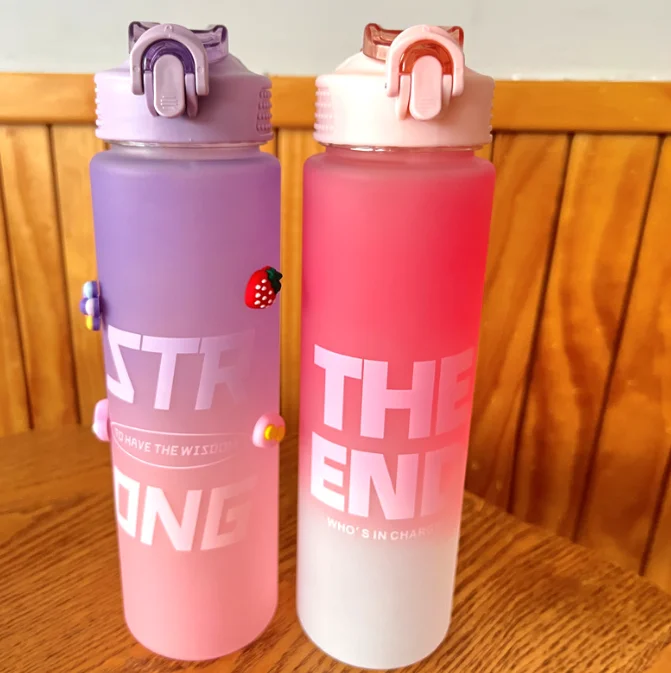 OWNSWING Sports Water Bottle with Leak Proof Flip Top Lid BPA Free Bottle For Kids