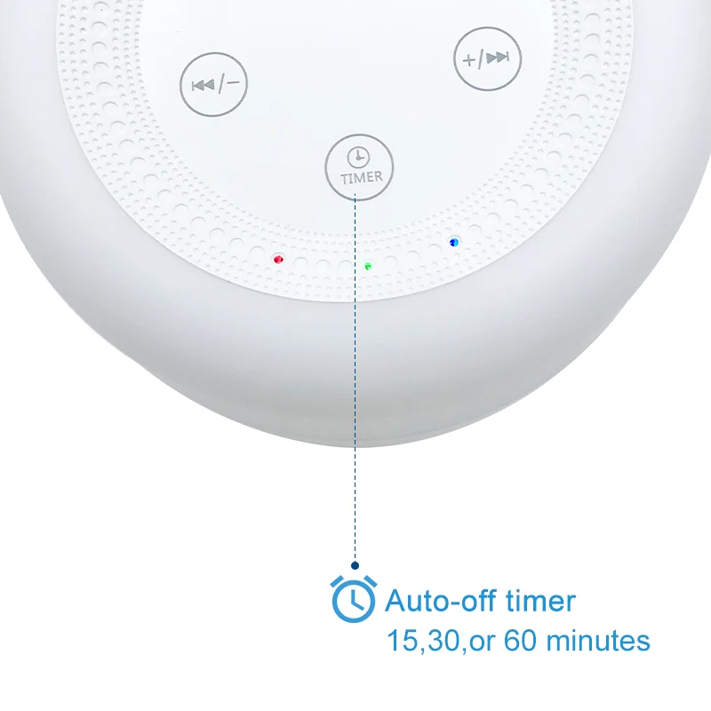 White Noise Sound Machine Baby with Night Light Rechargeable Portable Lullaby Machine Baby Soother for Kids Adults Sleep factory