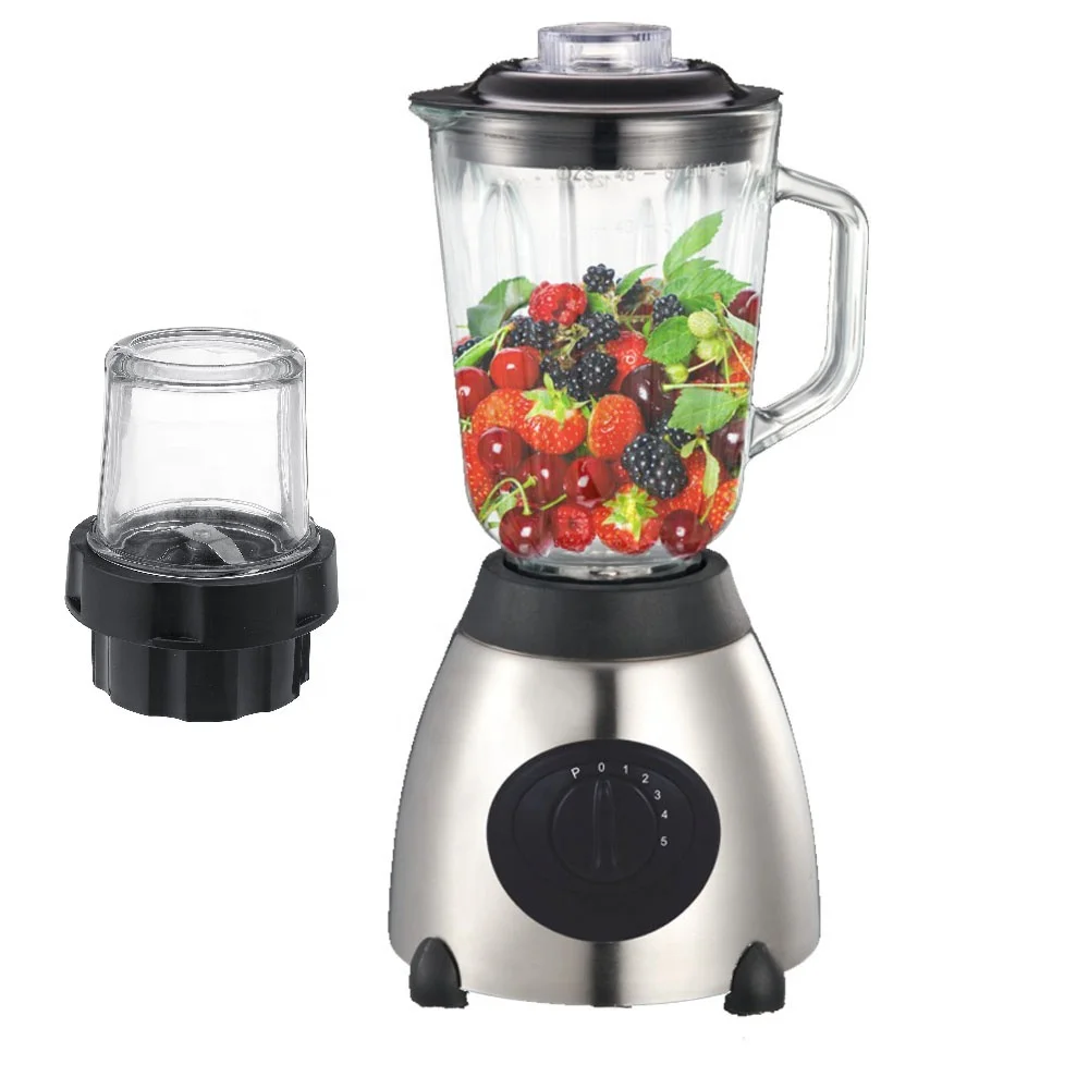 FACTORY customized 2 in 1 Blenders & Drinks Makers Juicer 850w 5 Speed with Stainless Steel Jar Electric Food Mixer Blender
