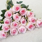 Roses Amazon Hot Sale Faux Flower Silk Roses Bulk Flowers Preserved Roses For Home Decor