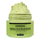 Oil Green Tea Wholesale Customized OEM Greentea Skincare Caly Matcha Oil Control Cleansing Green Tea Mud Mask