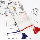 Wrap New Style Ladies Summer Scrawl Print Satin Scarf Indoor Wrap Beach Shawls