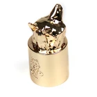 Parfum Customizable Golden Wild Metal Wolf Head Bouteille Parfum 30 50 Ml Bouchon Parfum