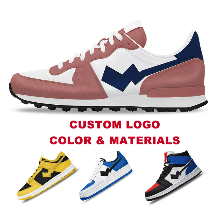 Wholesale Custom Logo Fashion Walking Trail Athletic Sport Jogging Real Trainer Sneakers Woman Custom Running Shoes For Women