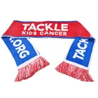 Scarves Fan Scarf Custom Logo Print Acrylic Jacquard Knitted Football Sports Fan Club Scarf