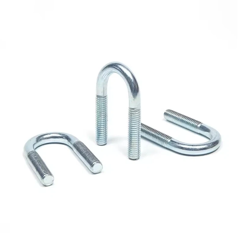 Wholesale High Tensile Stainless Steel U Bolt Zinc Plated DIN3570 U Bolt With 2 Nuts for Industry manufacture