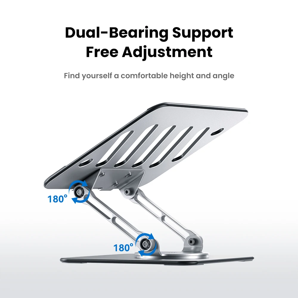 Gadgetoo Rock Ultra-Light Foldable &Amp; Adjustable Aluminum Laptop Stand Rph1006 Gadgetoo Rock Ultra-Light Foldable &Amp; Adjustable Aluminum Laptop Stand Rph1006