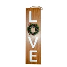 Factory Direct Supply Vintage Rustic Wood Home Decor Love quote Wooden Signs