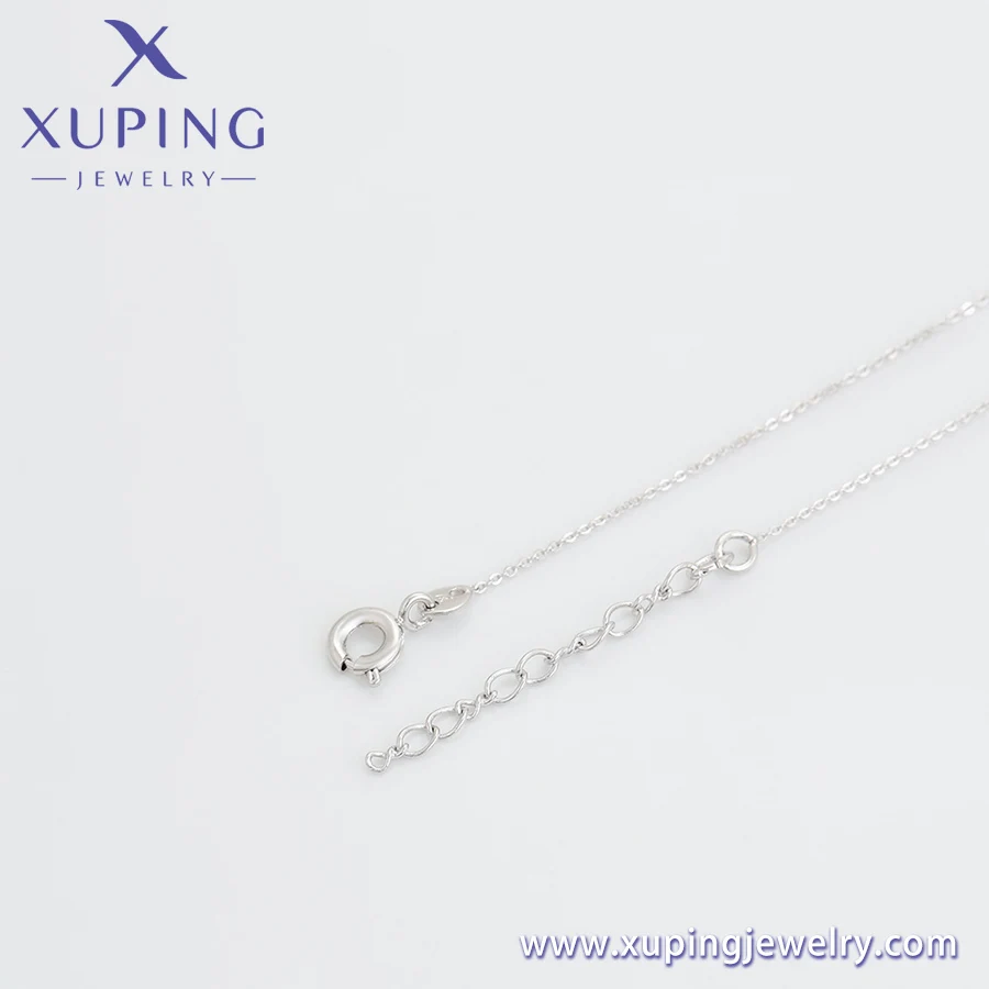 41962 xuping jewelry New Classic Fashion Necklace Platinum Gold Color Women Romantic Elegant Valentine's Day Gift Necklace