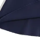 Classic Women Dark Blue Off Shoulder Fashion Evening Chiffon Dresses