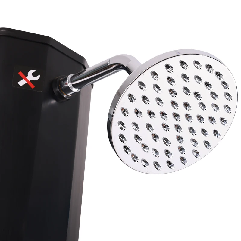 Freestanding Outdoor Quality Shower Column with Rain Shower Head