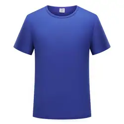 OEM Oversized 200g 100% Polyester Custom T-Shirt for Men 100% Custom Print Tee for Gym Summer O-Neck Plain T-Shirts