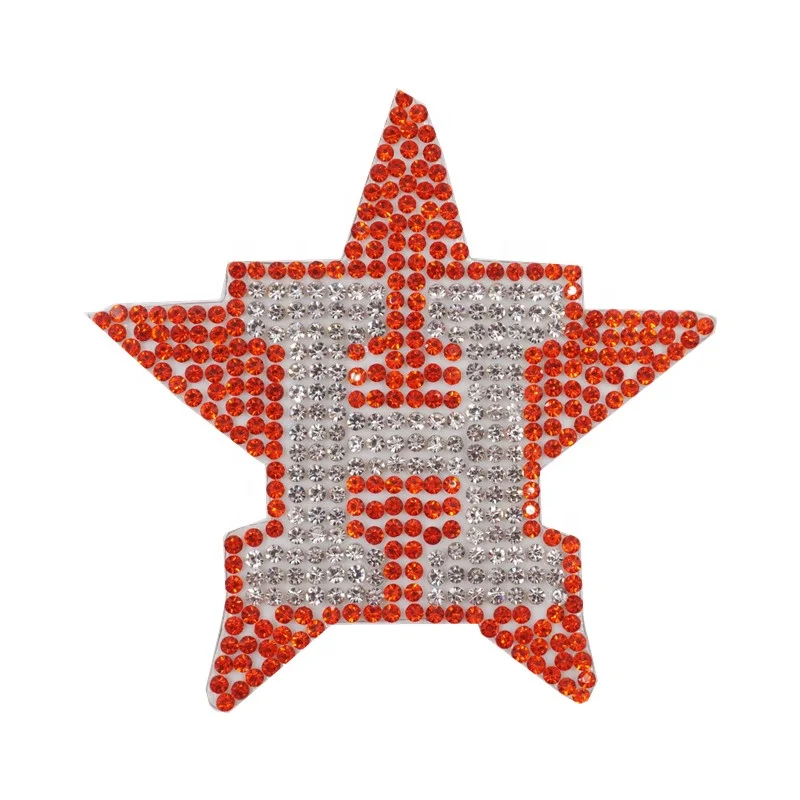 Baseball ready design free sample iron on colorful smiley face rhinestone luxury patches