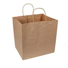 Paper Bag Paper Bag Custom Size Blank Brown Craft Paper Bags With Handles