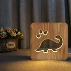 Gifts Night Light Table Lamp FS-T2153W New Shape Dentist Wood Night Light Gifts Wood Table Lamp