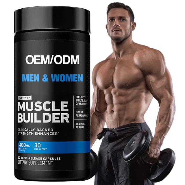 Private Label Natural Healthcare Supplements Support Muscle Recovery Muscle Building Supplements for Men&Women Capsules