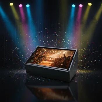 Large 32 Inch Display Teleprompter Monitor HD Screen High Brightness Teleprompter for Stage Lectures