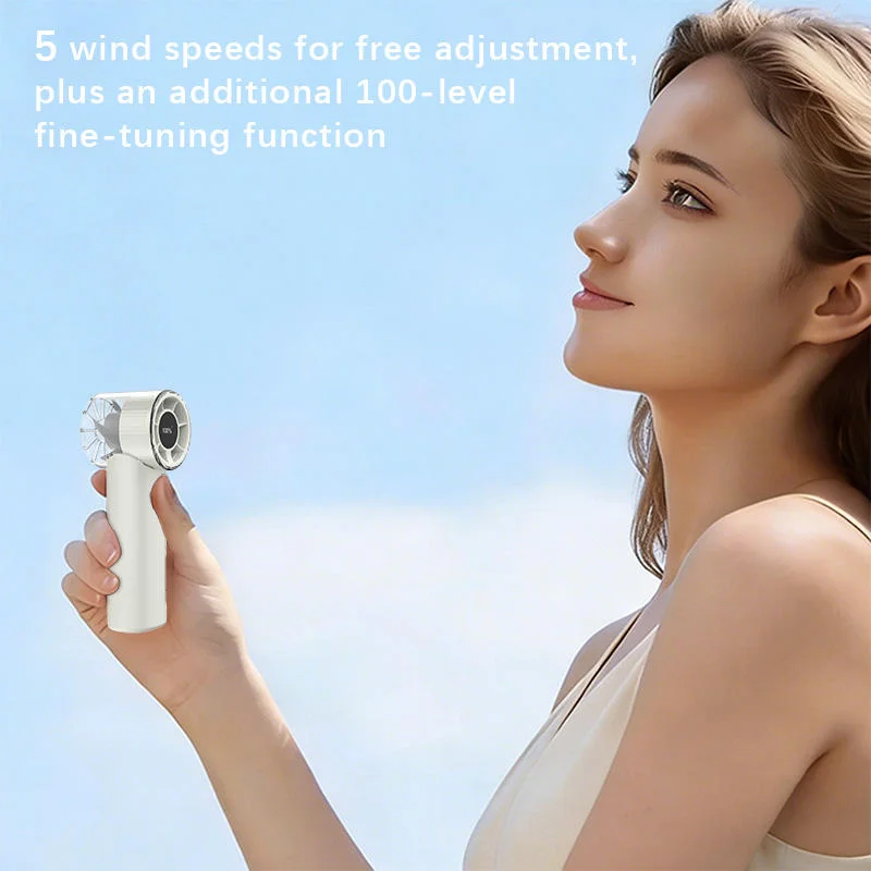 Handheld Fan, 2000mAh, USB, Portable, LED - detail 2