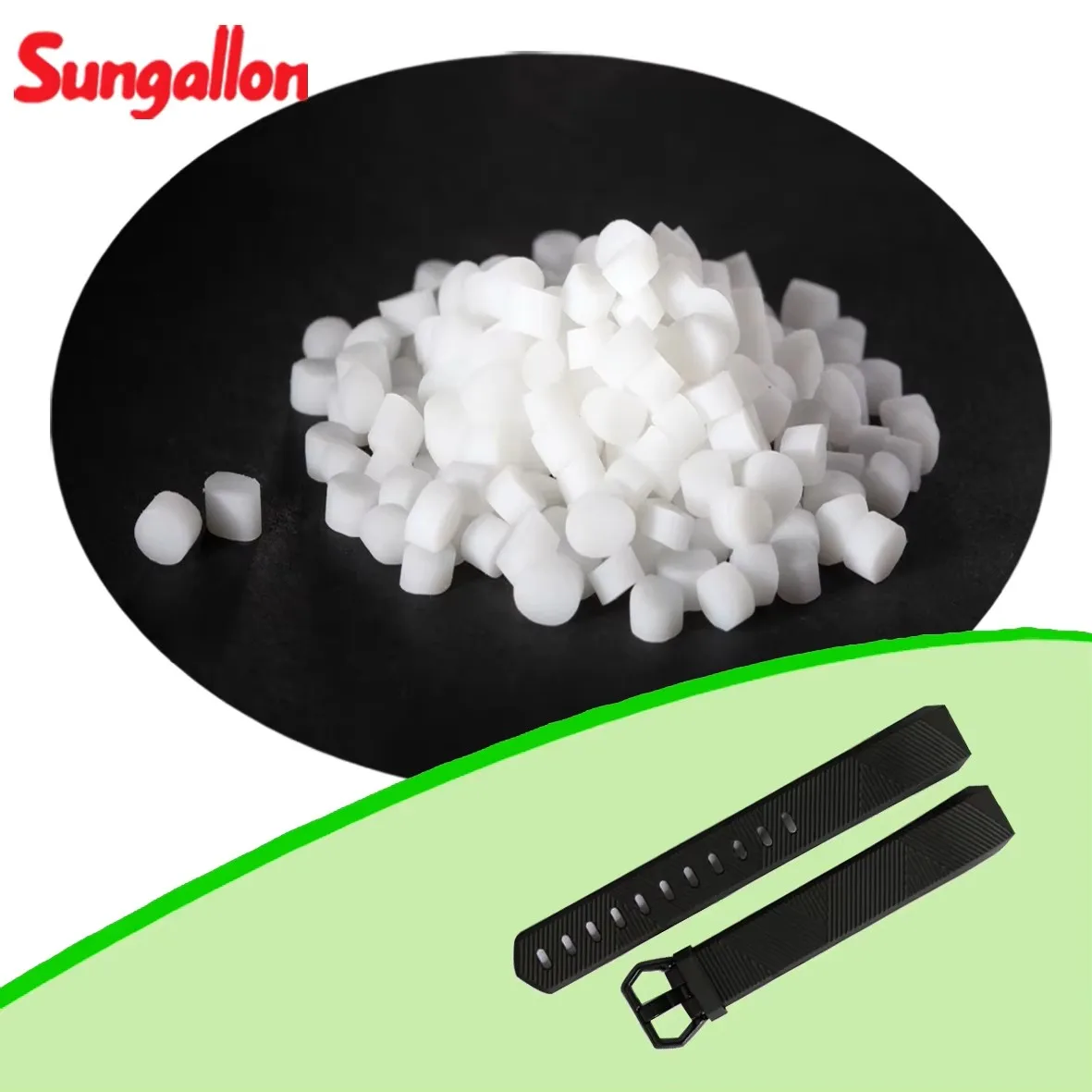ปรับปรุง TPE TPR Granules สีง่าย ทนต่อรอยขีดข่วนสําหรับสายนาฬิกา 0