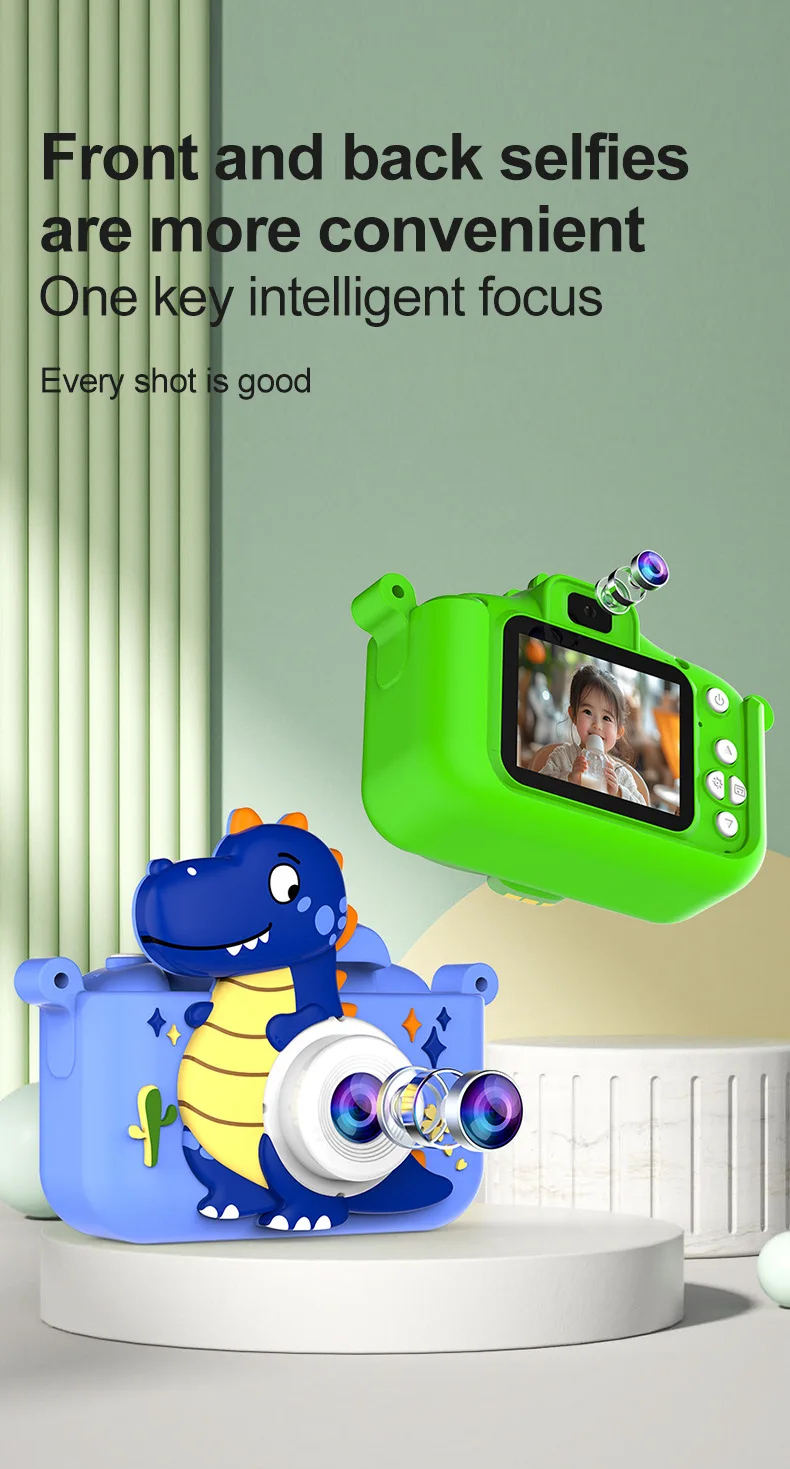 1080P高清摄像机数码儿童相机可爱儿童相机玩具
