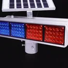 Led Flash Light Solar Led Road Flashing Traffic Warning Lamp Flash Warning Light