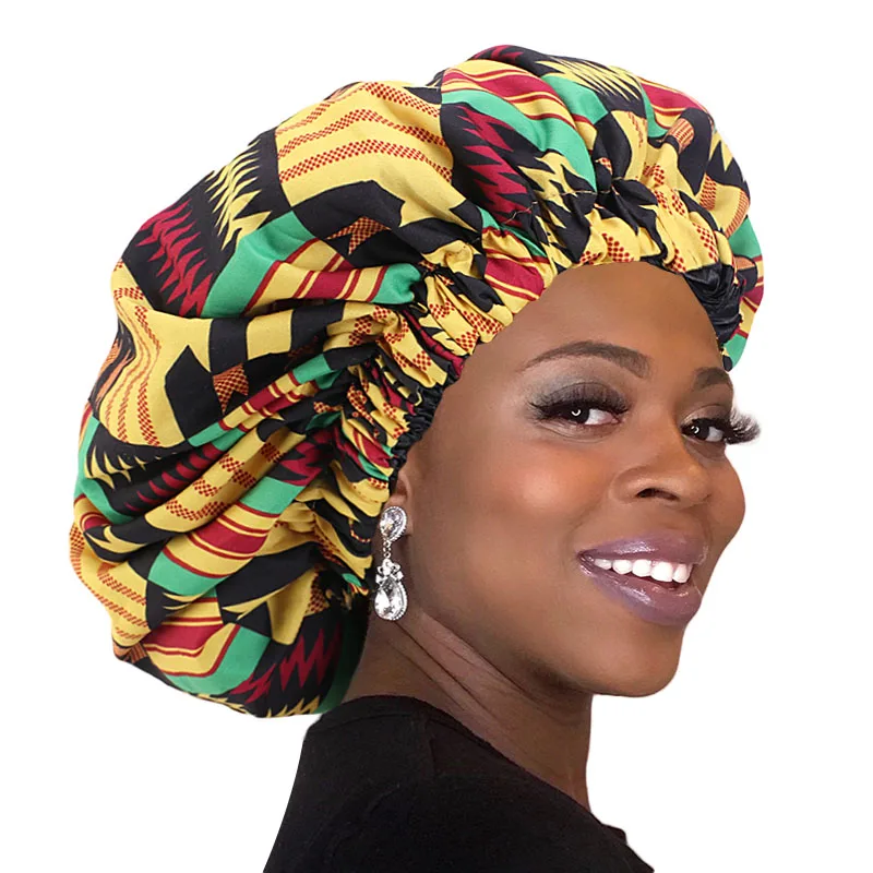 Amazon Supply Hot Large Size Women Satin Lined Double Layer Reversible Satin  African Print Bonnet Ankara Bonnets - Buy Ankara Bonnets,African Print  Bonnet,Reversible Satin Bonnets Product on 