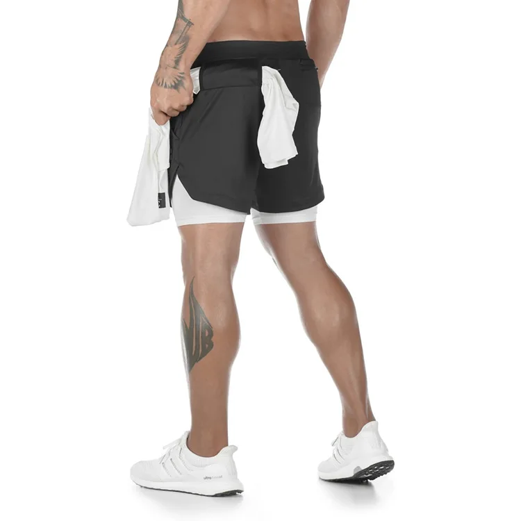 2 in 1 shorts with towel loop