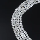 Pearl String Pearl Freshwater Pearls Factory AA 8-9mm White Natural Freshwater Keshi Pearl String