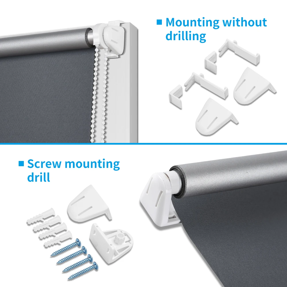 Day And Night Shade Manual Roller Blinds And Curtains Fabric Roller Sheer Blind