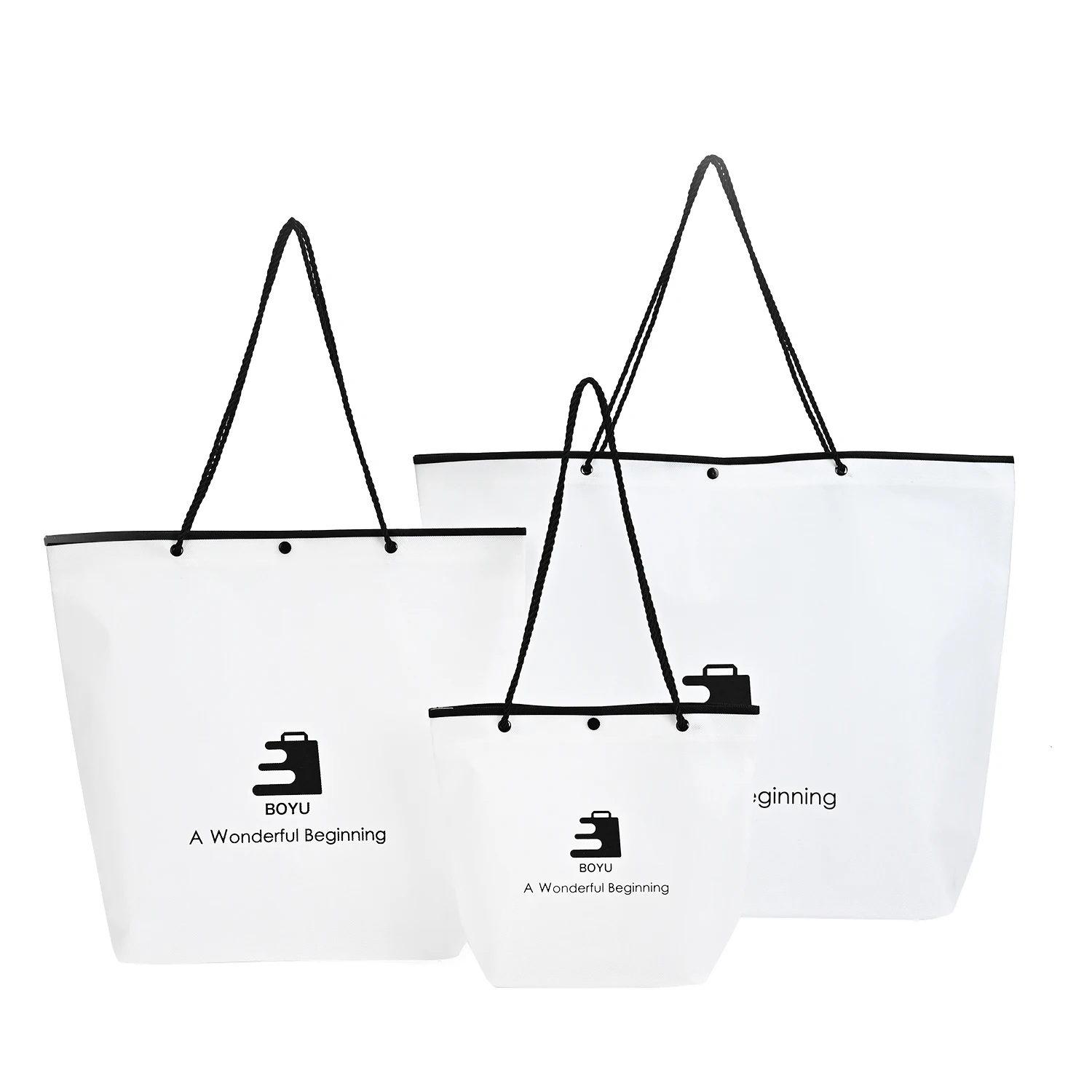 Customizable Eco-Friendly Reusable Non-Woven Shopping Bag Waterproof Organic Plain Design Crafts Candles for Daily Use manufacture